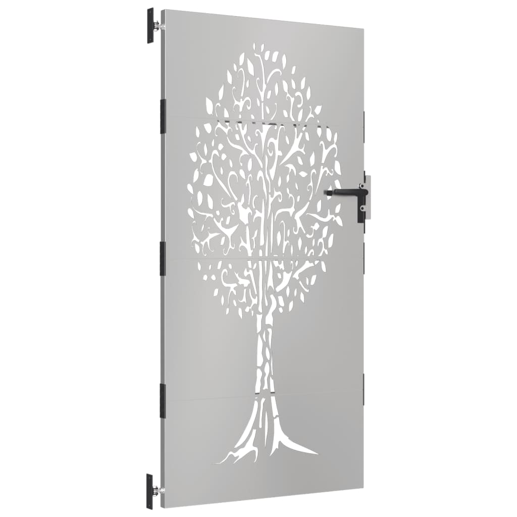 Vidaxl poort 85x200 cm Tasten Design CortsStaal