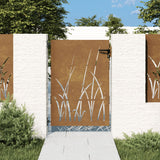 Vidaxl poort 85x125 cm Gras Design Cortestsataal