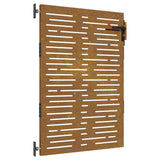 Vidaxl Poort 85x125 cm firkantet corten stål