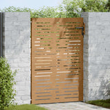 Vidaxl poort 85x125 cm vierkant cortenstaal