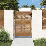 Vidaxl Poort 85x125 cm firkantet corten stål