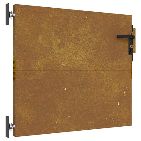 Vidaxl poort 85x125 cm cortenstaal