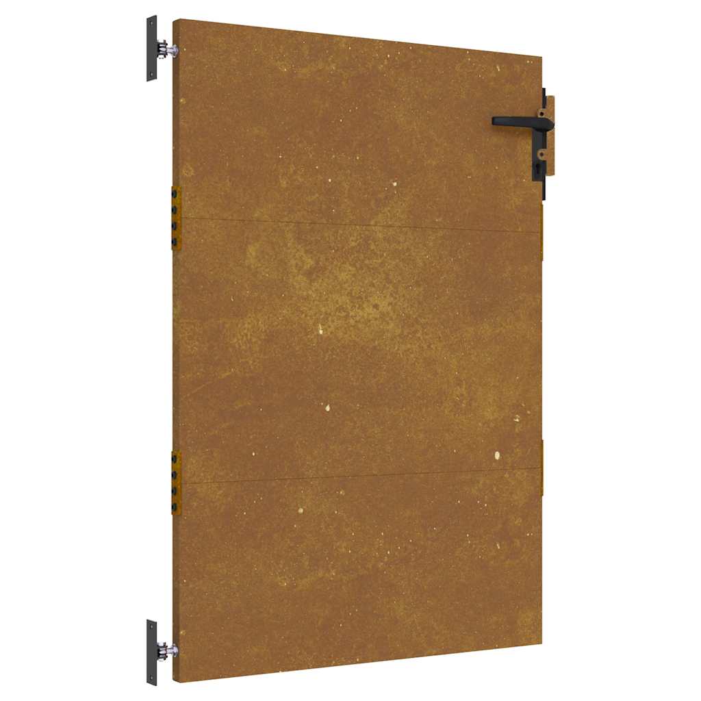 Vidaxl poort 85x125 cm cortenstaal