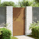 Vidaxl poort 85x200 cm cortenstaal