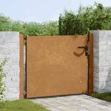 Vidaxl poort 100x75 cm cortenstaal