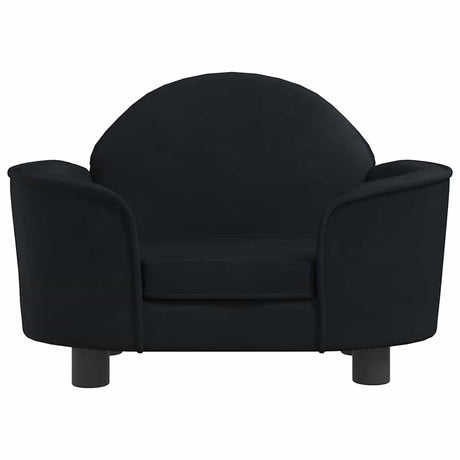 Vidaxl hondenmand 66x40x45 cm fluweel zwart