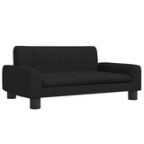 Vidaxl hondenmand 70x45x30 cm stof zwart