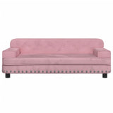 Cesta de perros Vidaxl 90x53x30 cm Velvet Pink