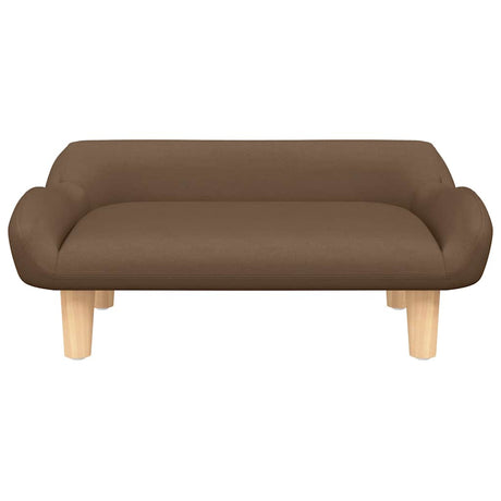 Vidaxl hondenmand 70x40x24 cm stof bruin