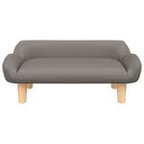 Vidaxl hondenmand 70x40x24 cm stof taupe