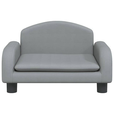 Vidaxl hondenmand 50x40x30 cm stof lichtgrijs