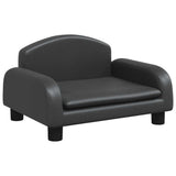 Vidaxl hondenmand 50x40x30 cm kunstleer zwart