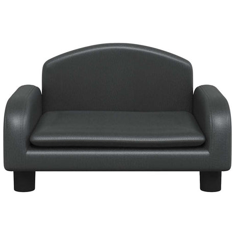 Vidaxl hondenmand 50x40x30 cm kunstleer zwart