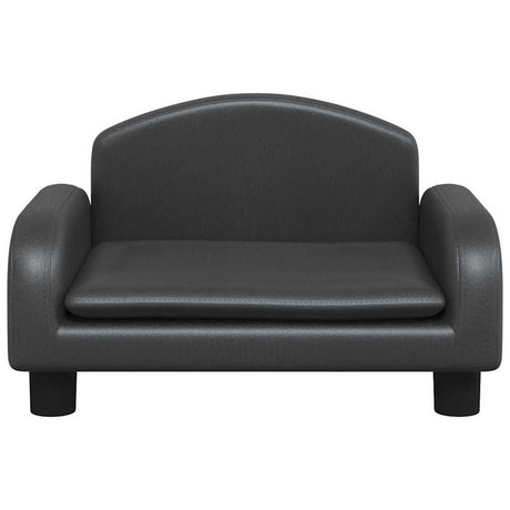 Vidaxl hondenmand 50x40x30 cm kunstleer zwart