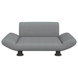 Vidaxl hondenmand 70x45x28 cm stof lichtgrijs