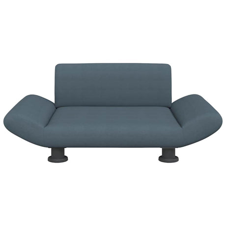 Vidaxl hondenmand 70x45x28 cm stof donkergrijs