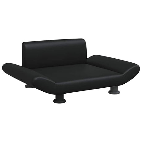 Vidaxl hondenmand 70x45x28 cm kunstleer zwart