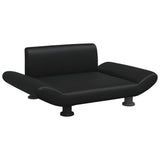Vidaxl hondenmand 70x45x28 cm kunstleer zwart