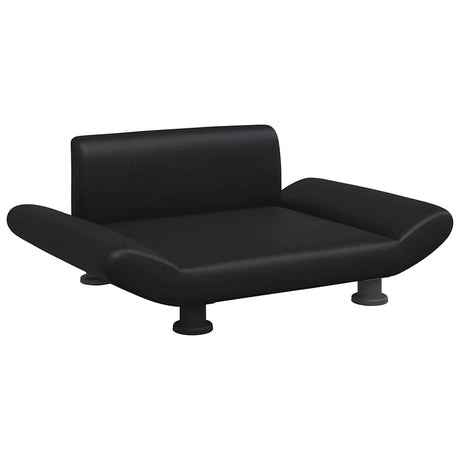 Vidaxl hondenmand 70x45x28 cm kunstleer zwart