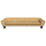 Vidaxl hondenmand 100x50x21 cm fluweel bruin