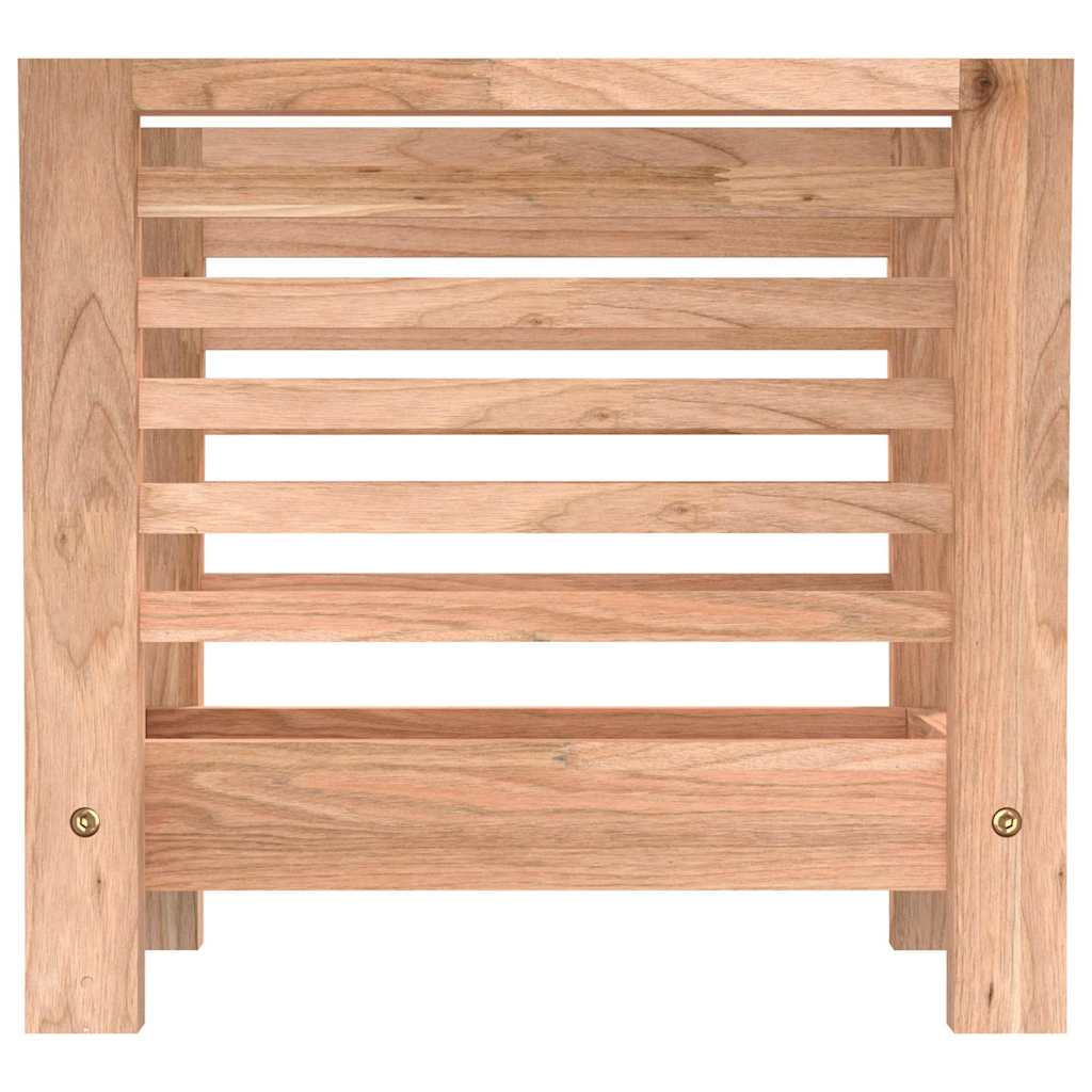 Vidaxl tijdschriftenrek 40x26,5x38,5 cm massief walnotenhout