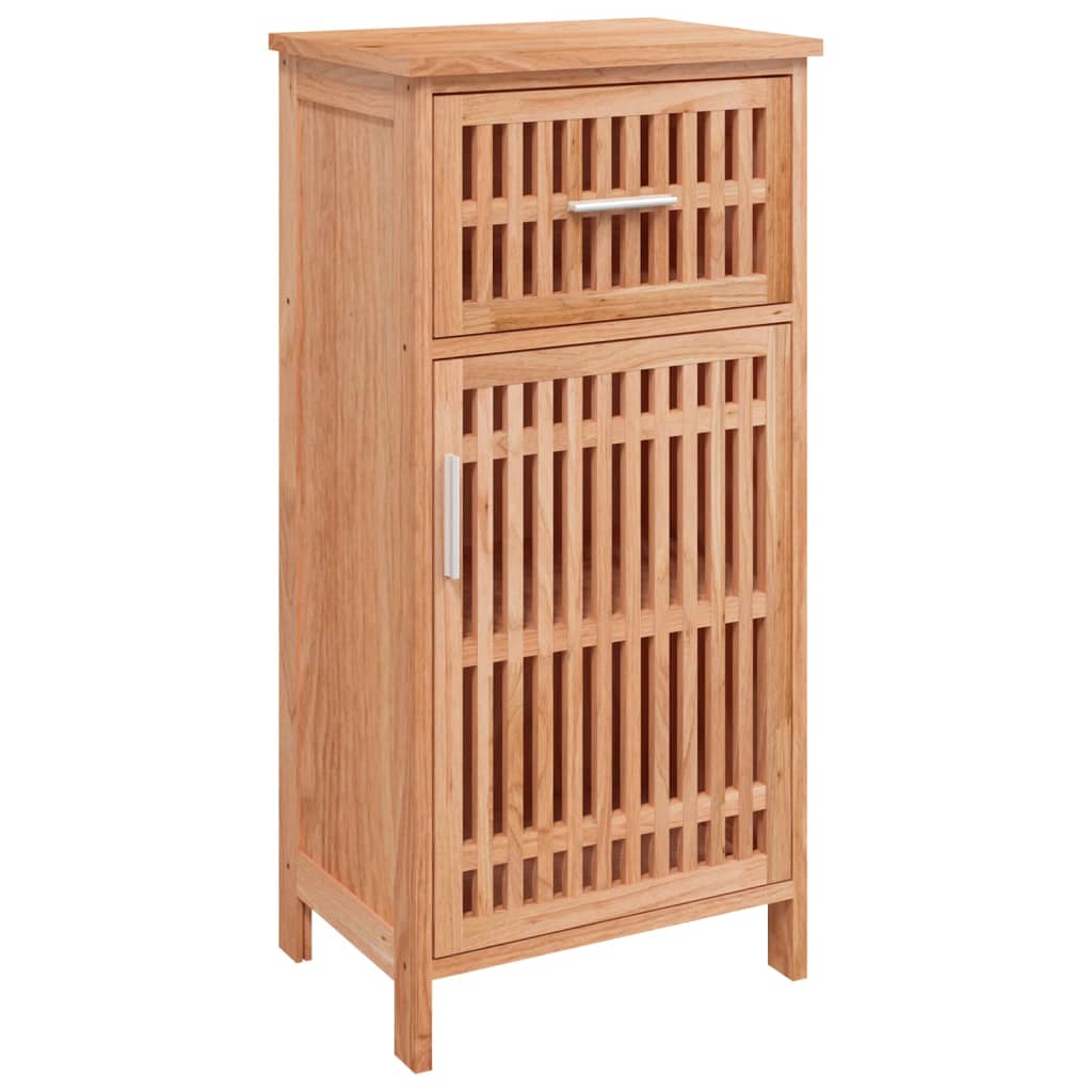 Vidaxl badkamerkast 42x29x82 cm massief walnotenhout