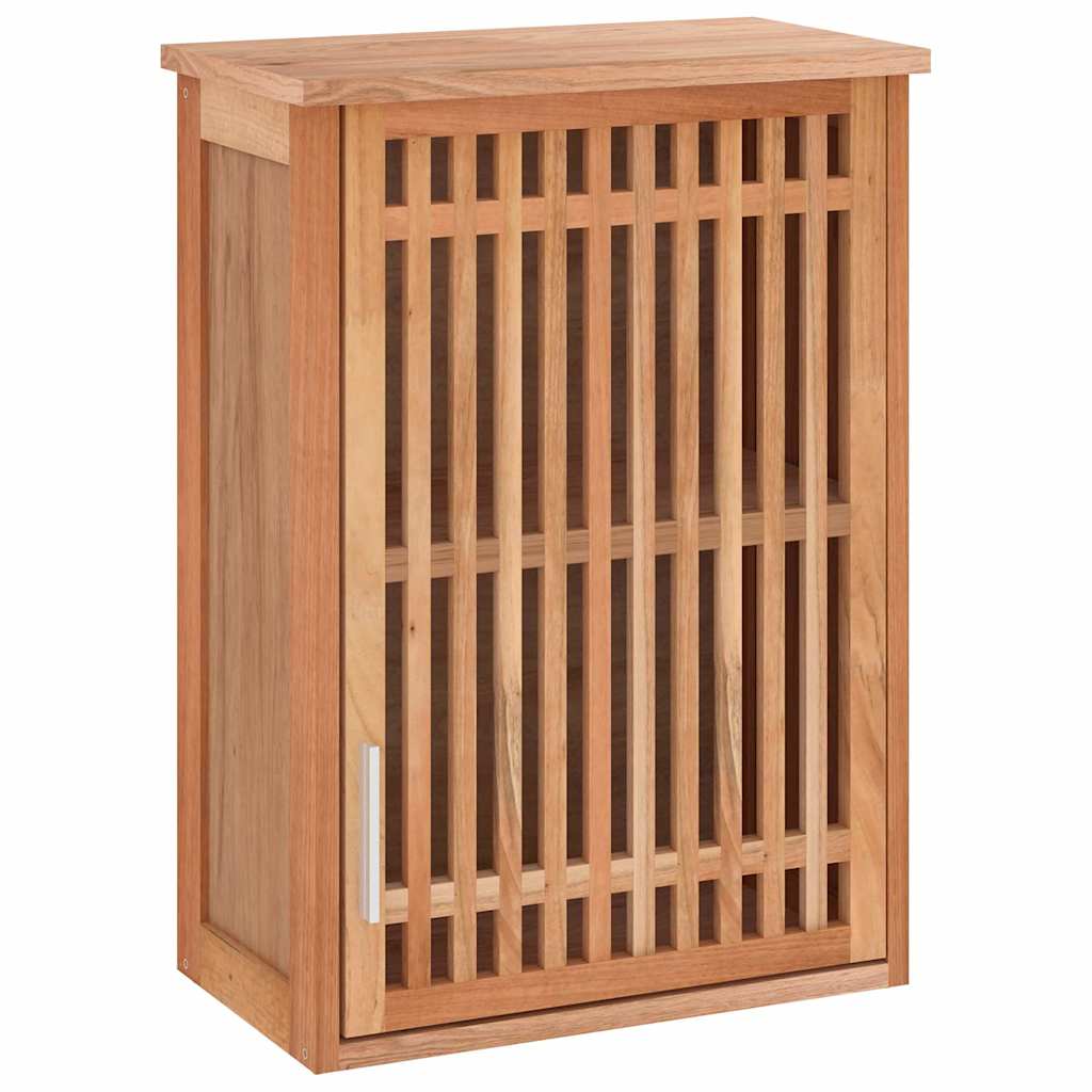 Vidaxl badkamerkast wandgemonteerd 42x23x60 cm massief walnotenhout