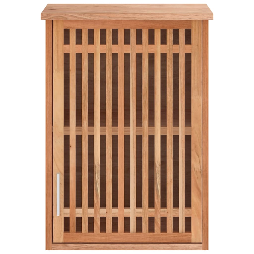 Vidaxl badkamerkast wandgemonteerd 42x23x60 cm massief walnotenhout