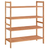 Vidaxl Racks 2 PCS 69x27x41 cm de madera de nogal sólida