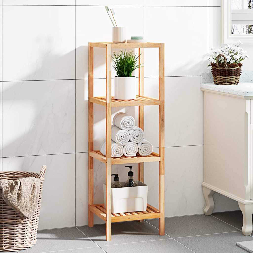 Vidaxl badkamerrek 36x36x112 cm massief walnotenhout