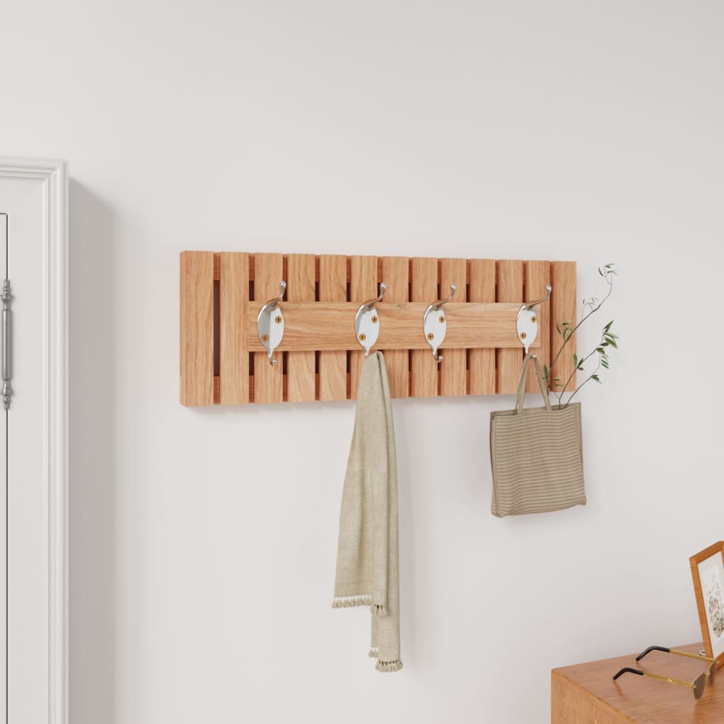 Vidaxl Mauer Mantel Rack 42x8.5x14 cm Solnsut Holz