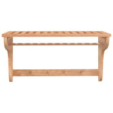 Vidaxl Rack de toalla 60x30x35 cm de madera de nogal sólida