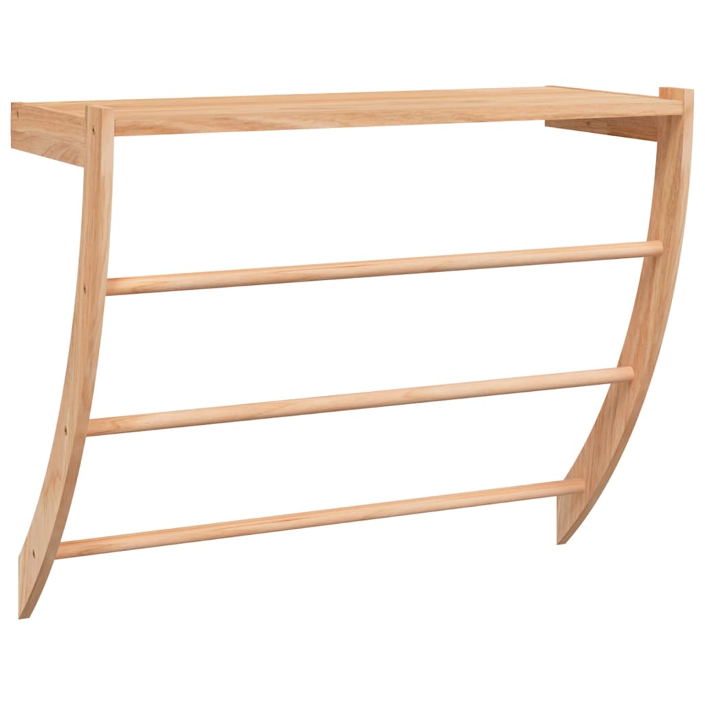 Vidaxl Towel rack 60x25.5x49 cm Solid walnut wood