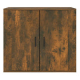 Vidaxl dressoir 80x33x70 cm bewerkt hout gerookt eikenkleurig