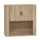 Vidaxl wandkast 80x33x80 cm bewerkt hout sonoma eikenkleurig