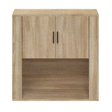 Vidaxl wandkast 80x33x80 cm bewerkt hout sonoma eikenkleurig