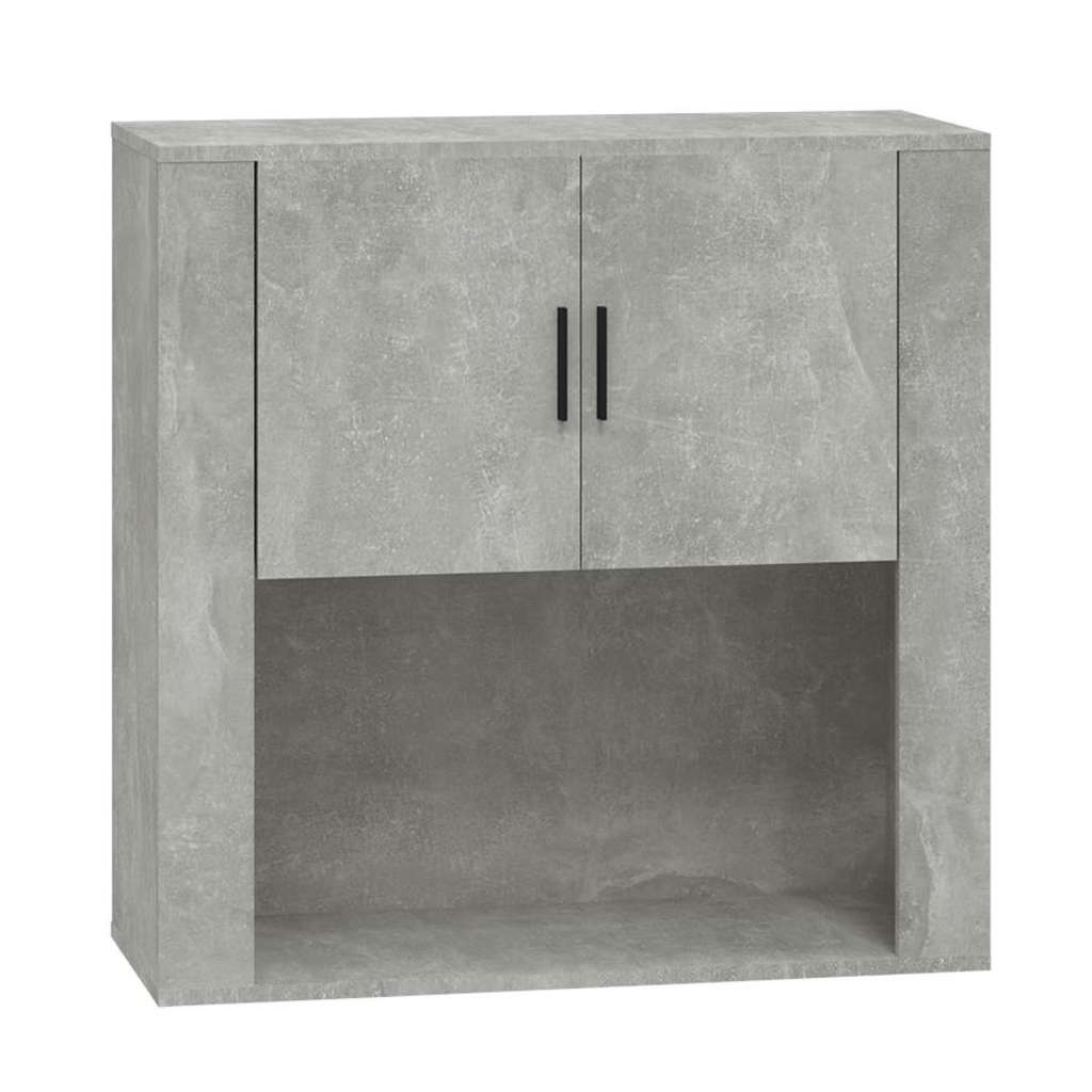 Vidaxl wandkast 80x33x80 cm bewerkt hout betongrijs