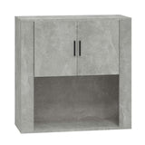 Vidaxl wandkast 80x33x80 cm bewerkt hout betongrijs