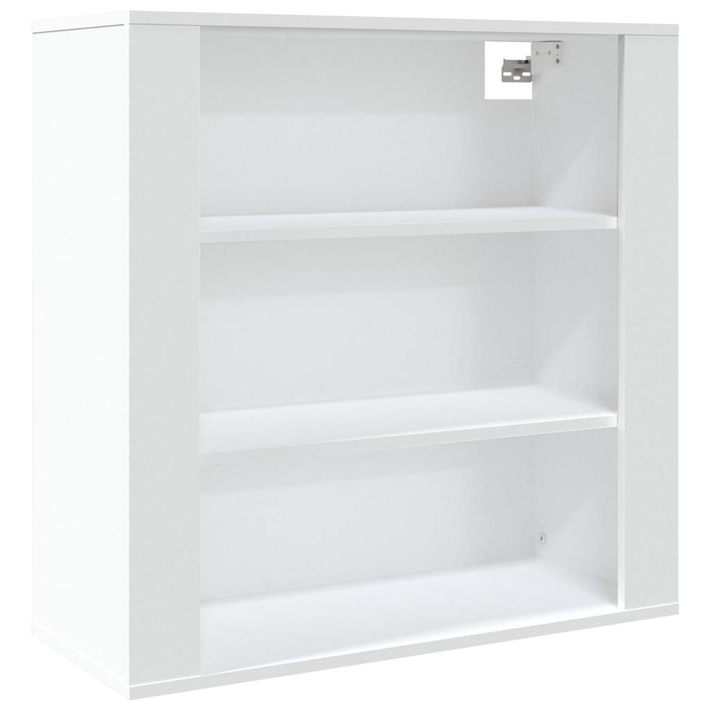 Vidaxl wandkast 80x33x80 cm bewerkt hout wit