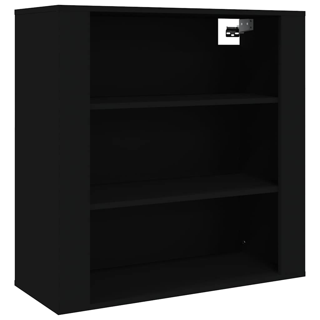 Vidaxl wandkast 80x33x80 cm bewerkt hout zwart