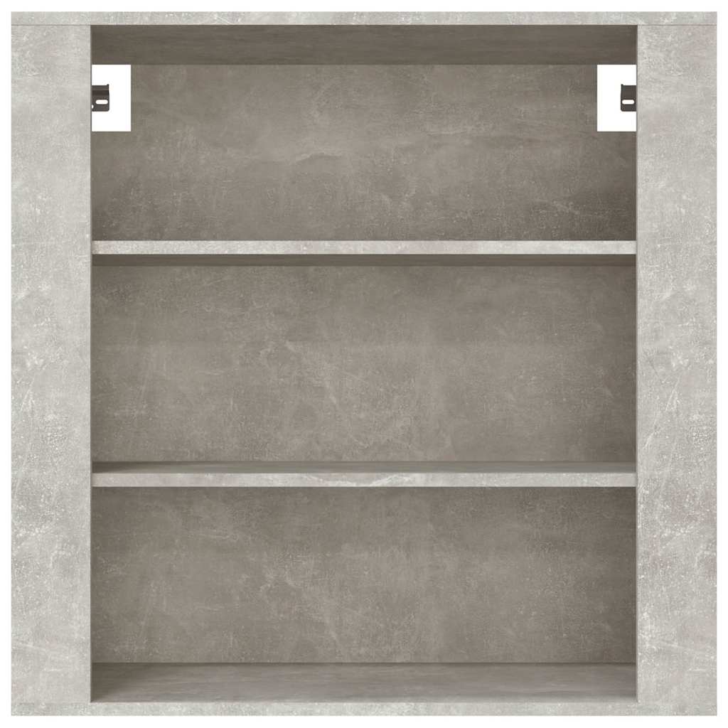 Vidaxl wandkast 80x33x80 cm bewerkt hout betongrijs