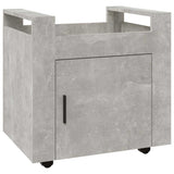 Vidaxl bureaukastje 60x45x60 cm bewerkt hout betongrijs
