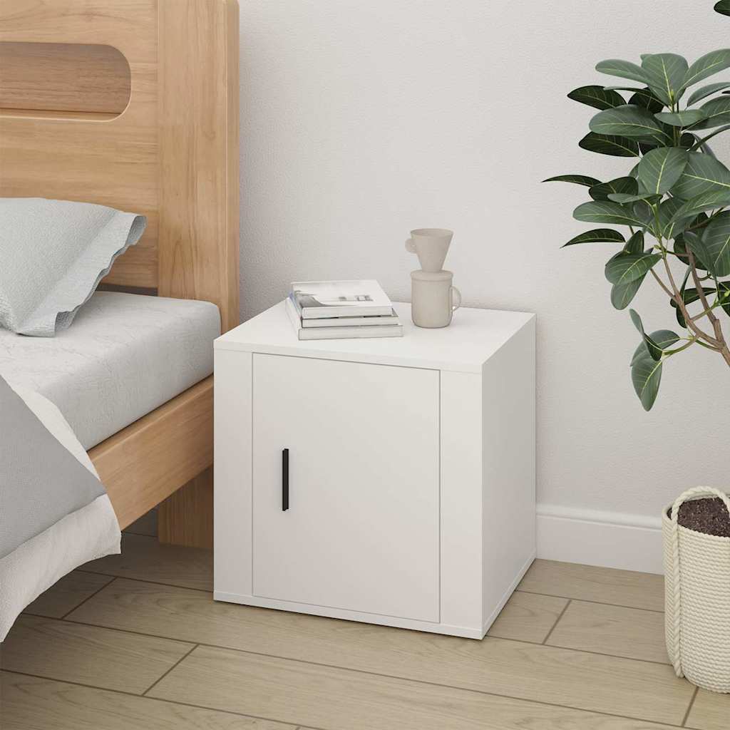 Vidaxl nachtkastjes 2 st 50x39x47 cm wit