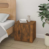 Vidaxl nachtkastjes 2 st 50x39x47 cm gerookt eikenkleurig