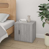 Vidaxl nachtkastje 50x39x47 cm grijs sonoma eikenkleurig
