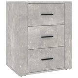 Vidaxl nachtkastje 50x36x60 cm bewerkt hout betongrijs
