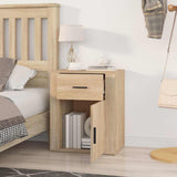 Vidaxl nachtkastje 50x36x60 cm bewerkt hout sonoma eikenkleurig