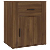 Vidaxl nachtkastje 50x36x60 cm bewerkt hout bruin eikenkleur