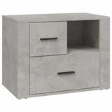 Vidaxl nachtkastje 60x36x45 cm bewerkt hout betongrijs