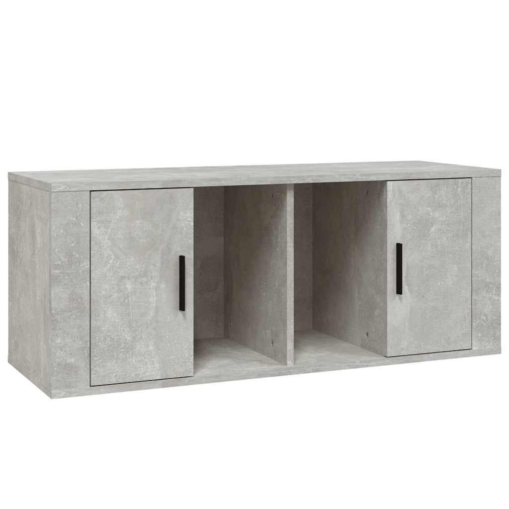 Vidaxl tv-meubel 100x35x40 cm bewerkt hout betongrijs